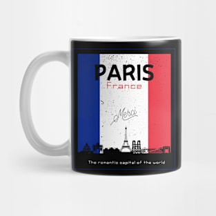 Paris, France Romantic Capital, French Mug